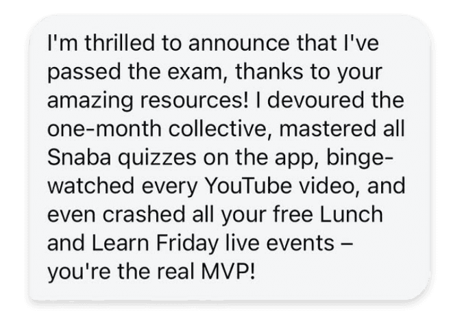 Student testimonial 5